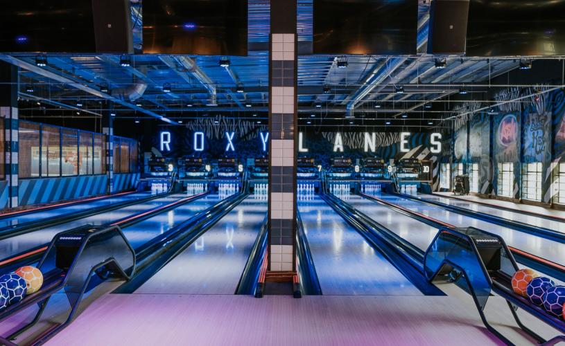 The bowling alley at Roxy Lanes Bristol - credit Roxy Lanes