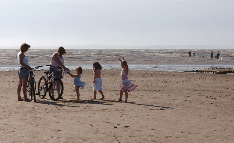 Sand Bay beach near Weston-super-Mare near Bristol - credit Visit Weston