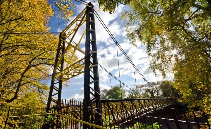Sparke Evans Park Bridge in the autum - Credit Jeff Lucas