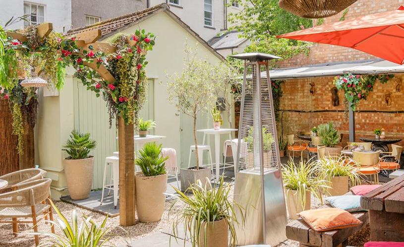 The Square Club garden