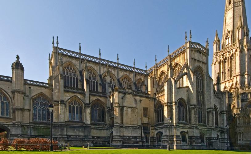 The exterior of St Mary Redcliffe Church, Bristol