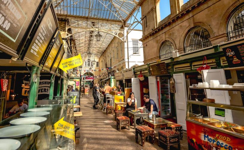 The interior of St Nicholas Market in Bristol's Old City - credit St Nicholas Markets