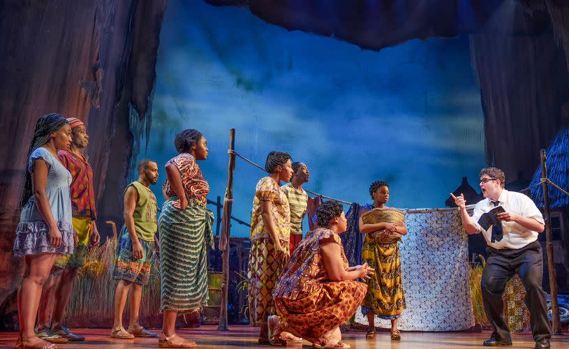 The Book of Mormon production credit Paul Coltas