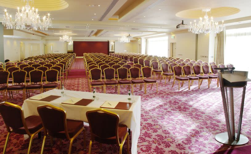 The Bristol Hotel theatre event set up