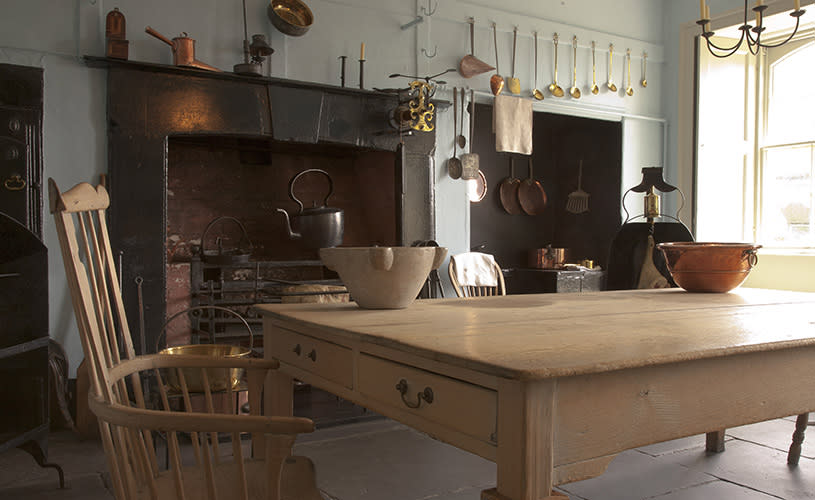 Kitchen at the Georgian House Museum in central Bristol - credit ristol Museums, Galleries & Archives