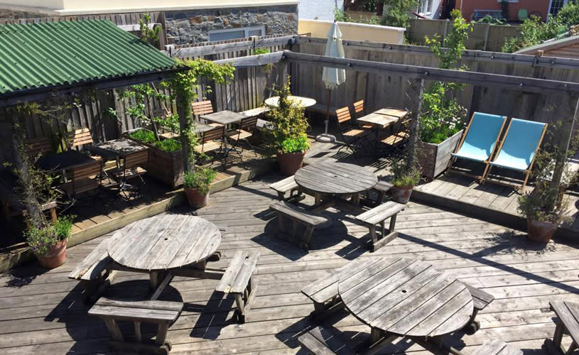 Beer garden at The Grace on Gloucester Road - credit The Grace