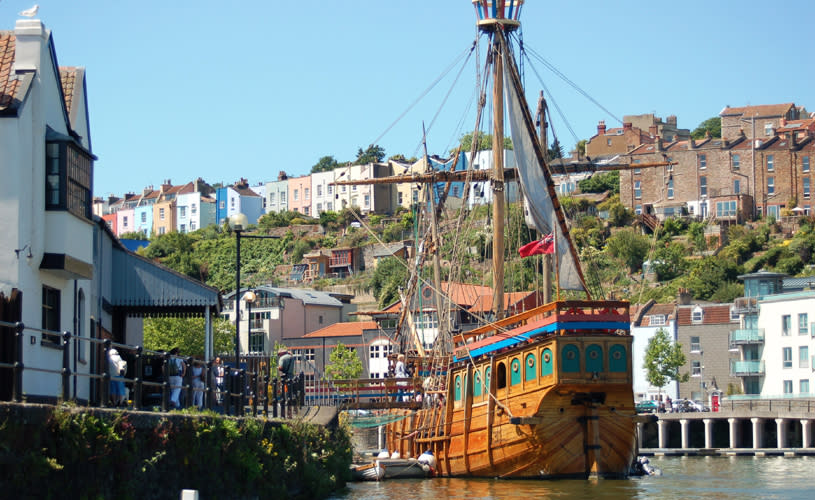 The Matthew in Bristol harbour - credit The Matthew