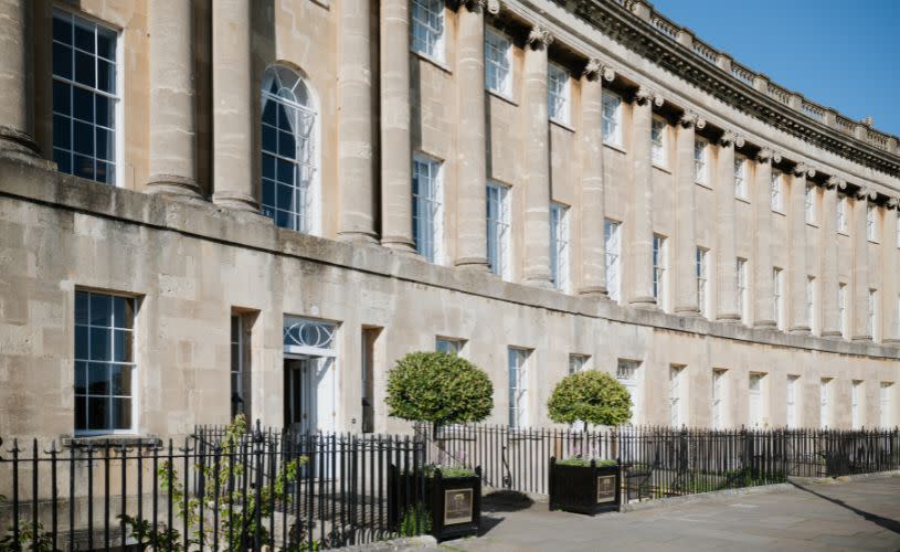 The Royal Crescent Hotel Spa Exterior shot