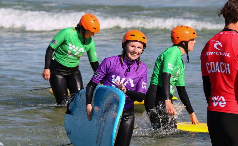 Beginner lesson at The Wave near Bristol