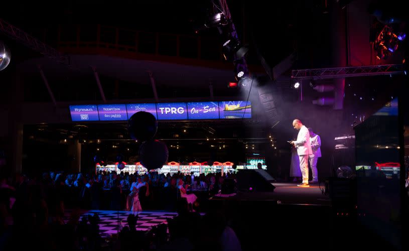 Theo Paphitis Retail Group Company Conference at The Grand Pier stage view