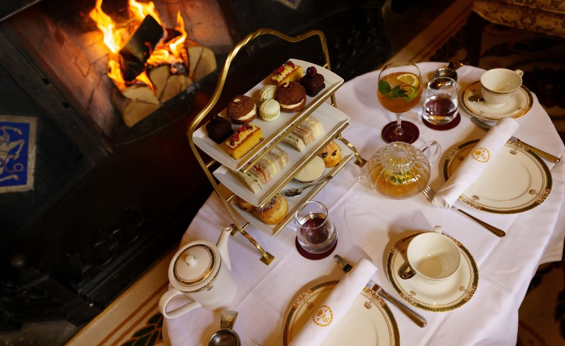 Afternoon tea at Thornbury Castle - credit Thornbury Castle