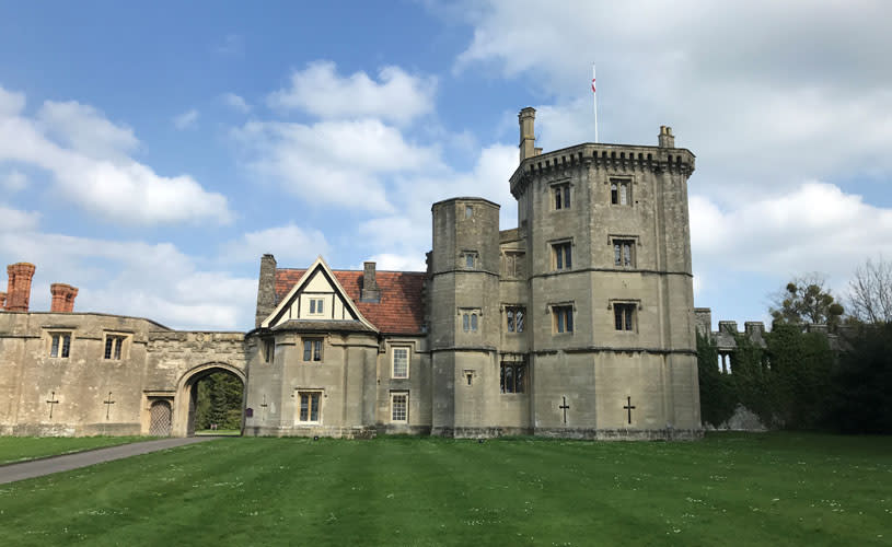 Thornbury Castle exterior and lawns - credit Andy Clarke