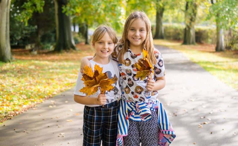 Old Down Country Park Autumn girls
