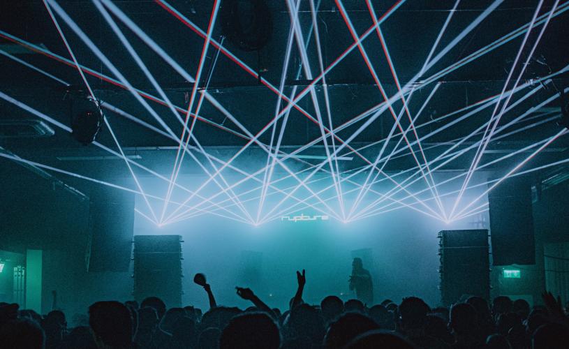 People raving at Trinity Club night
