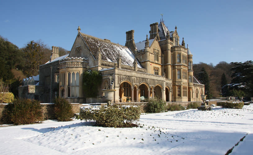 Tyntesfield Estate in the snow - credit Steve Young