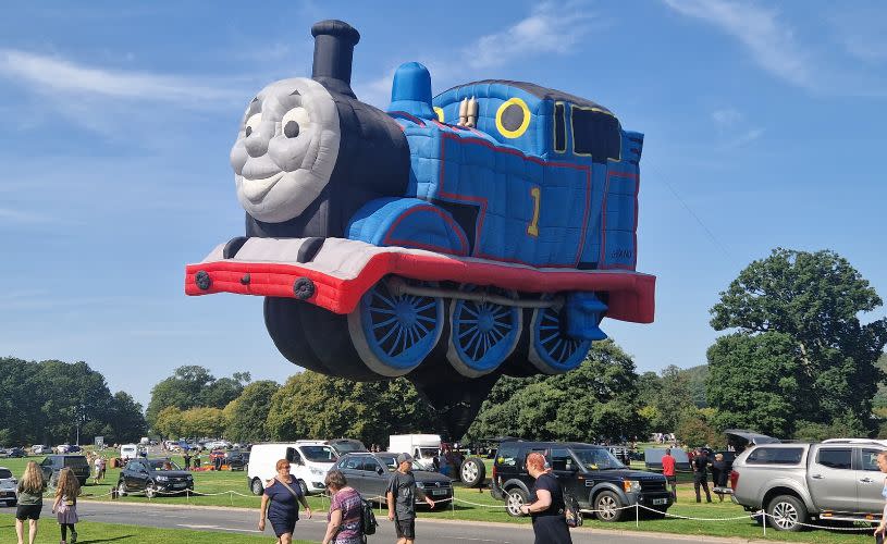 Thomas the Tank Engine hot air balloon - credit Bristol International Balloon Fiesta
