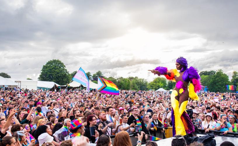 Raja O Hara at Bristol Pride - Credit Bristol Pride