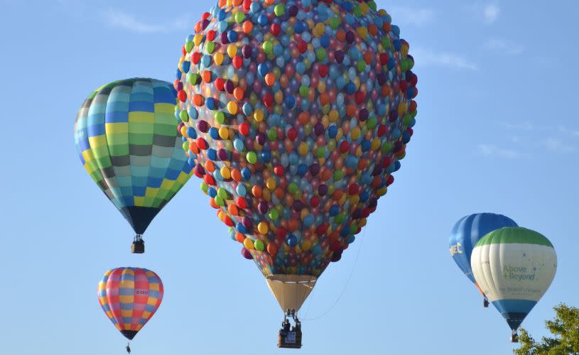 Hot air balloons at Bristol International Balloon Fiesta - credit Bristol International Balloon Fiesta