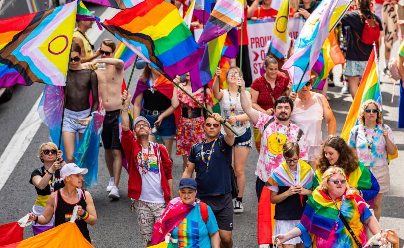 Pride Parade March - credit Bristol Pride