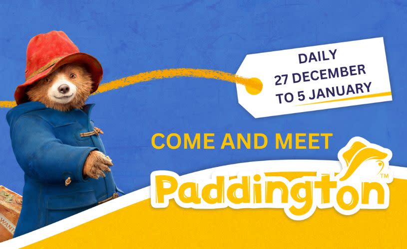 Meet Paddington at Wookey Hole - credit Wookey Hole