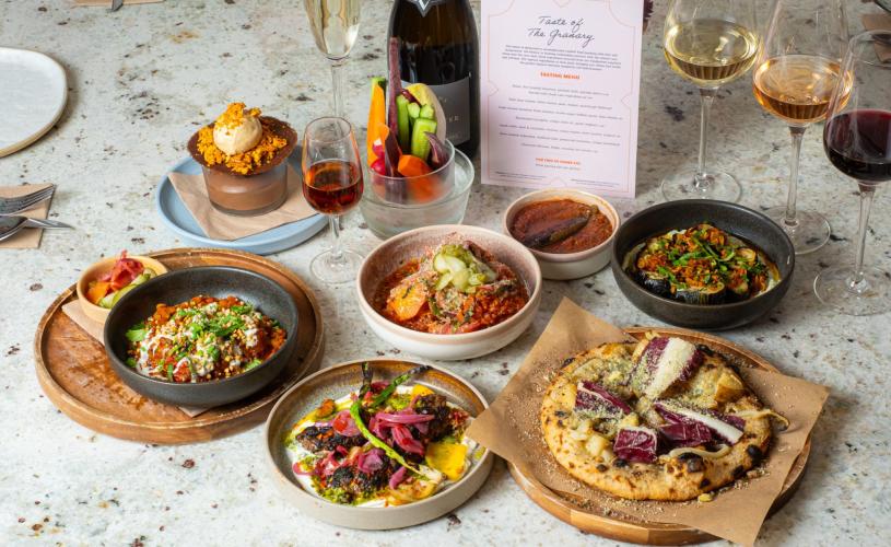 Selection of small plates at The Granary in central Bristol - credit The Granary