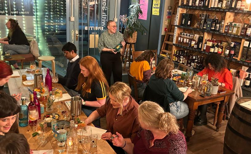 Drinks tasting event at Spirited in Southville - credit Spirited