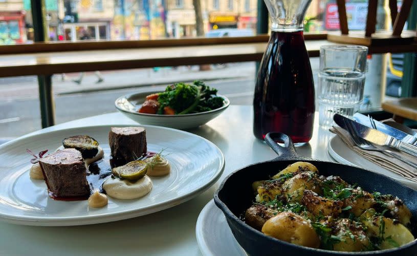 Dishes in window at Poco in Stokes Croft - credit Poco