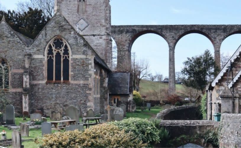 Pensford church and viadcut - credit Zoe Sutton