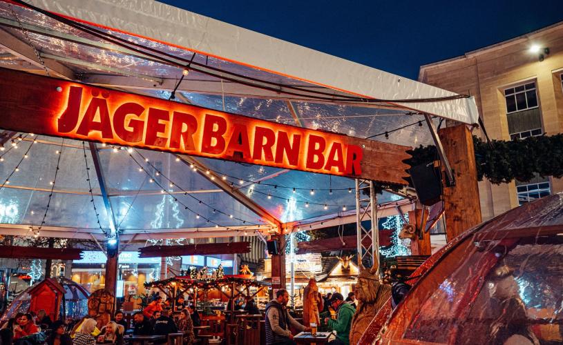 Bristol Christmas Market Jager Barn Bar - CREDIT James Bridle