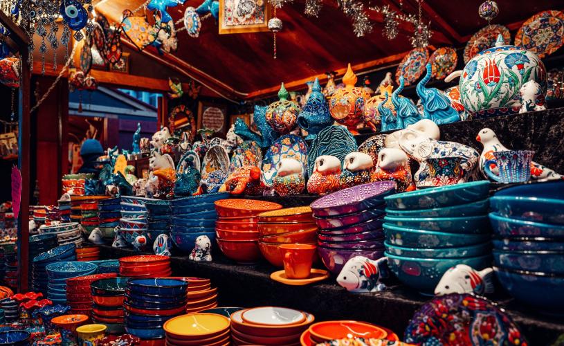Bristol Christmas Market stall - CREDIT James Bridle