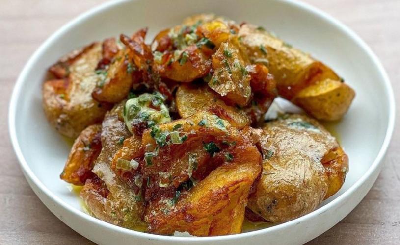 Ratté potatoes with café de Paris butter at COR in Bedminster, South Bristol - credit COR