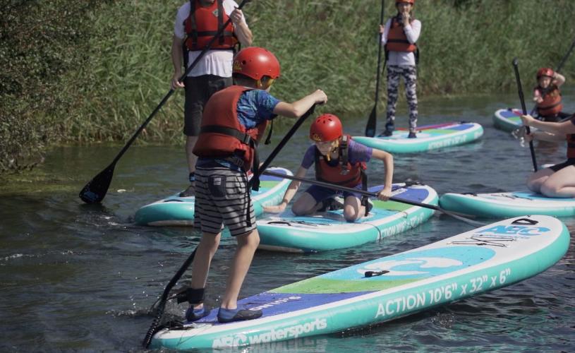 Mendip Activity Centre Stand up paddle boarding - credit Mendip Activity Centre near Bristol - credit Mendip Activity Centre