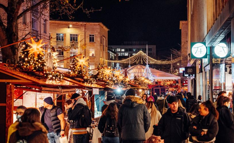 Bristol Christmas Market and Christmas lights 2023 - CREDIT James Bridle