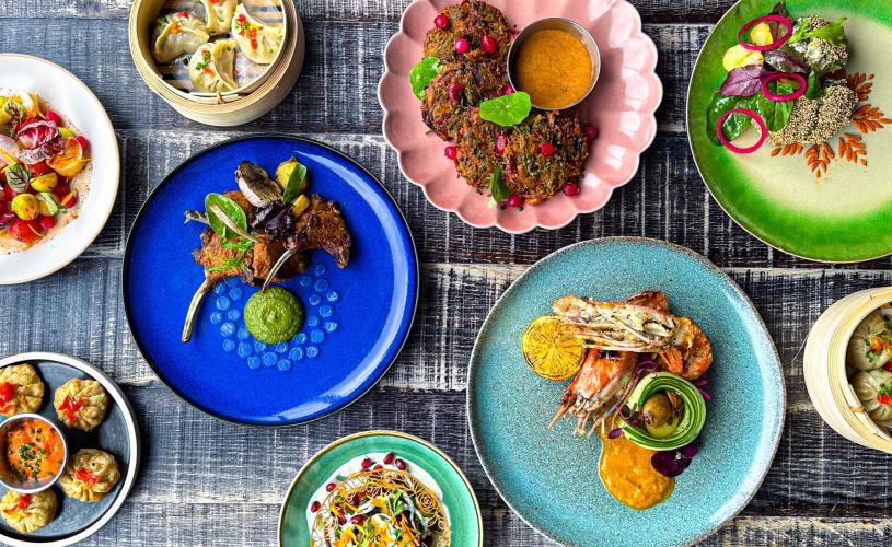 Selection of curries and sides at Nutmeg Street Kitchen in Bristol - credit Nutmeg Street Kitchen