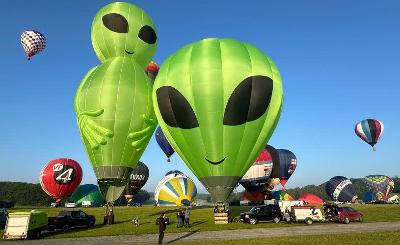 Astro the Alien at Bristol International Balloon Fiesta - credit Bristol International Balloon Fiesta