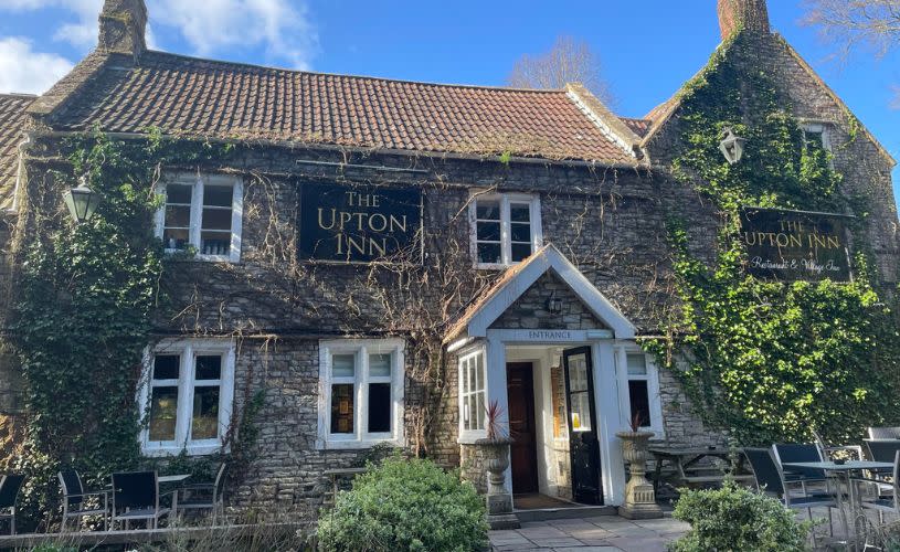 Exterior of country pub The Upton in Bitton - credit The Upton