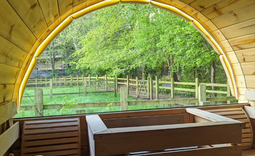 The Orchard Sauna at Windmill Hill City Farm, Bristol - credit Windmill Hill City Farm