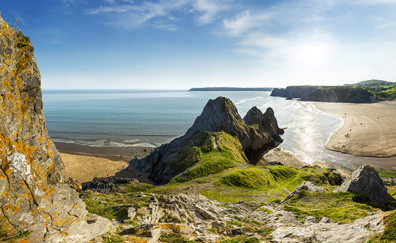 Three Cliffs Bay in the Gower Peninsula, Wales - credit Andrew Pickett