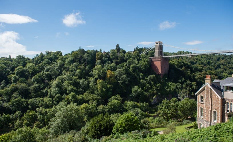 Overlooking the Avon Gorge and Clifton Suspension Bridge from Hotel Du Vin - Credit Hotel Du Vin