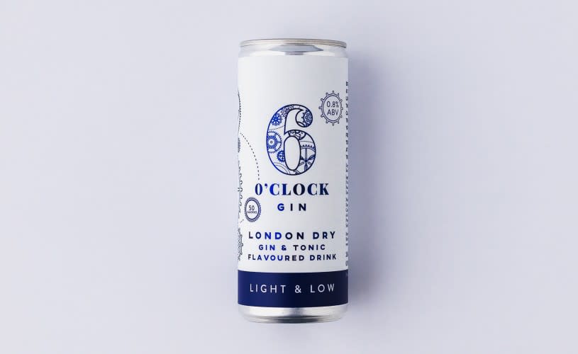 Can of 6 O'clock Gin Light and Low - Credit Bramley and Gage / 6 O'clock Gin