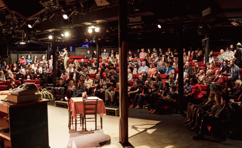 Audience in theatre at Tobacco Factory Theatres