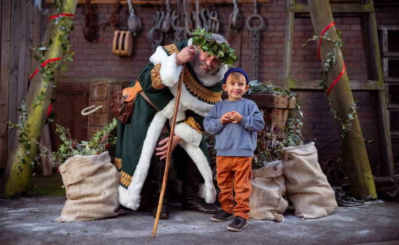 Father Christmas at Brunel's SS Great Britain - credit Adam Gasson