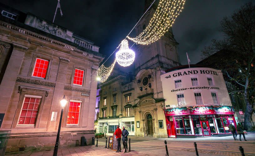 Corn Street Christmas lights - credit Bristol City Centre BID