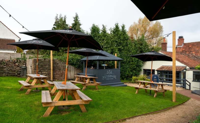 Pub garden in the Ring O Bells - Credit Butcombe Brewery
