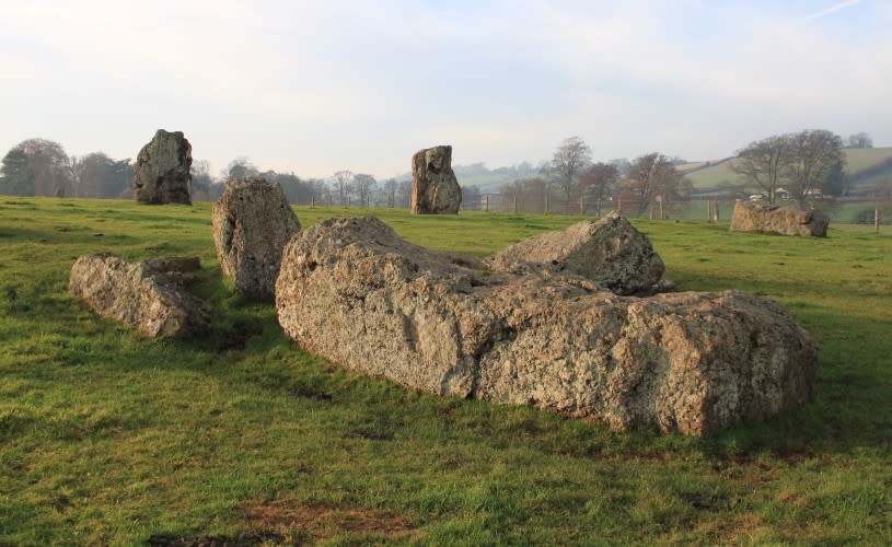 The stone circle at Stanton Drew near Bristol - credit RodW