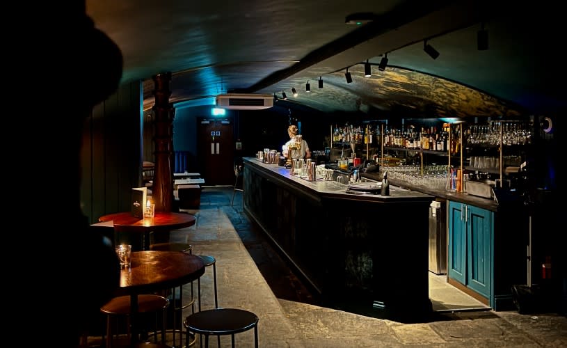 The Granary Club Bristol cocktail bar interior
