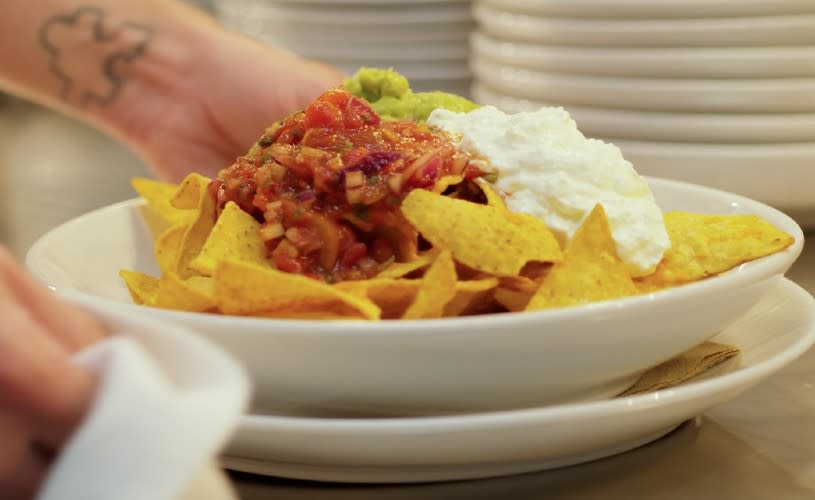 A bowl of nachos at Watershed on Bristol's Harbourside - credit Watershed