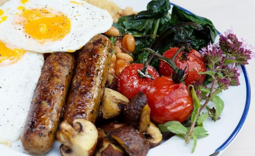 Full cooked breakfast at Windmill Hill City Farm Cafe - credit Windmill Hill City Farm Cafe