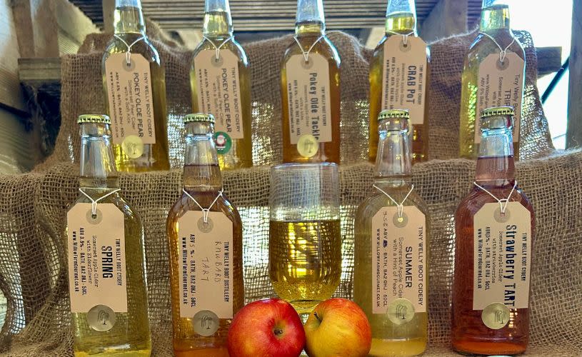 Ciders at Alcoholery in Somerset - credit Alcoholery