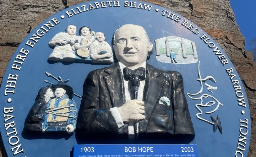 Bob Hope plaque in St George